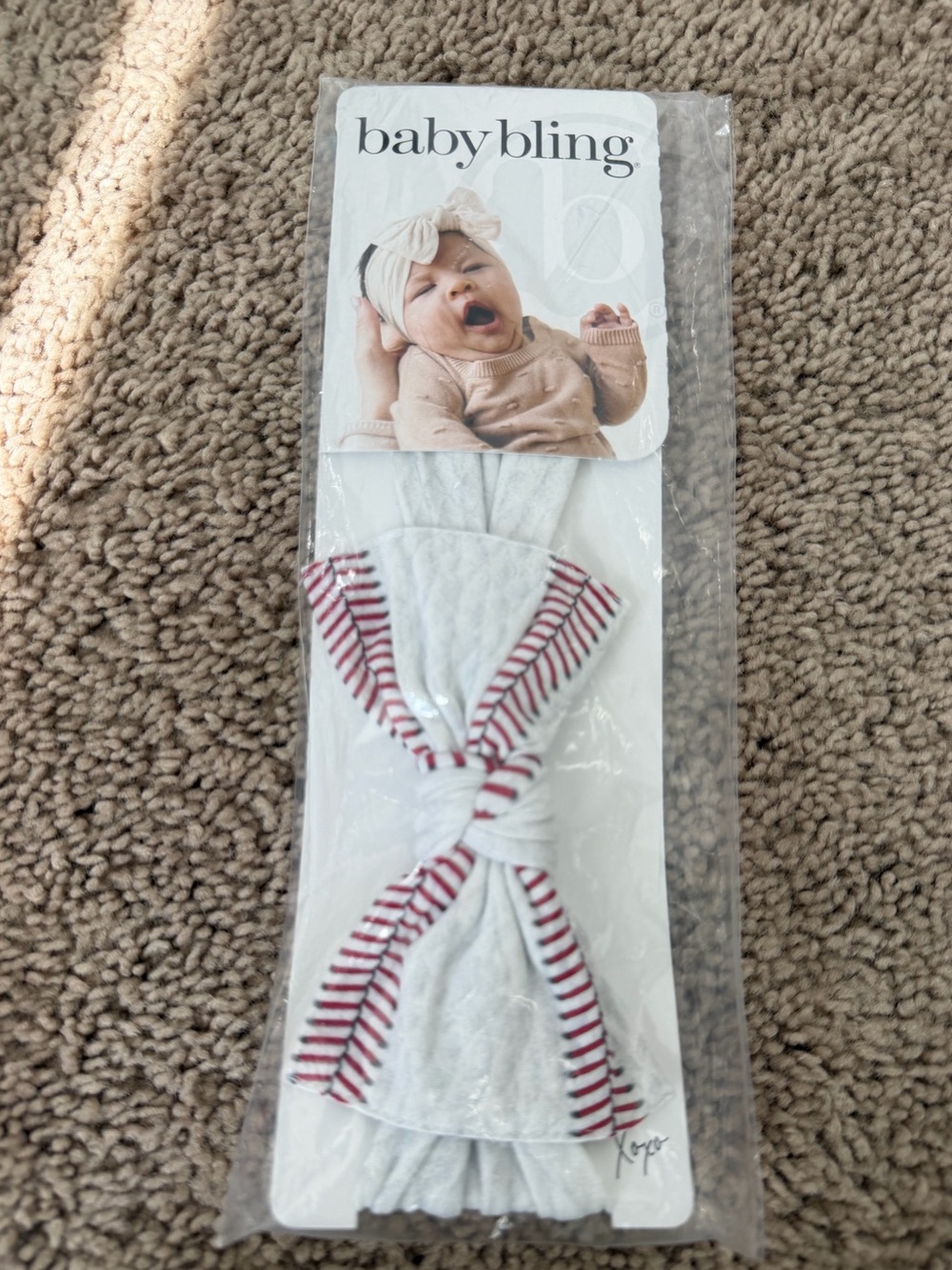 Baby Bling Baseball Soft Headband - Kids Accessories